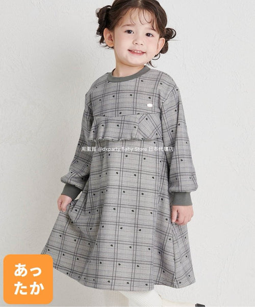 日本童裝 alc#652 抓毛連身裙 80-140cm 女童款 冬季 DRESSES