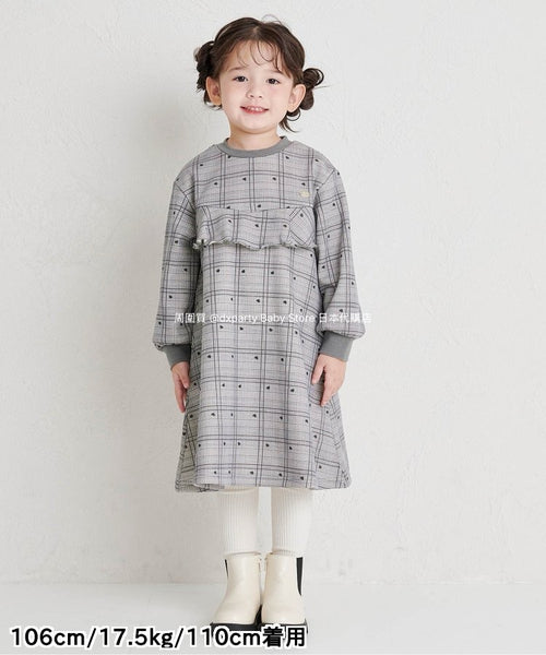 日本童裝 alc#652 抓毛連身裙 80-140cm 女童款 冬季 DRESSES