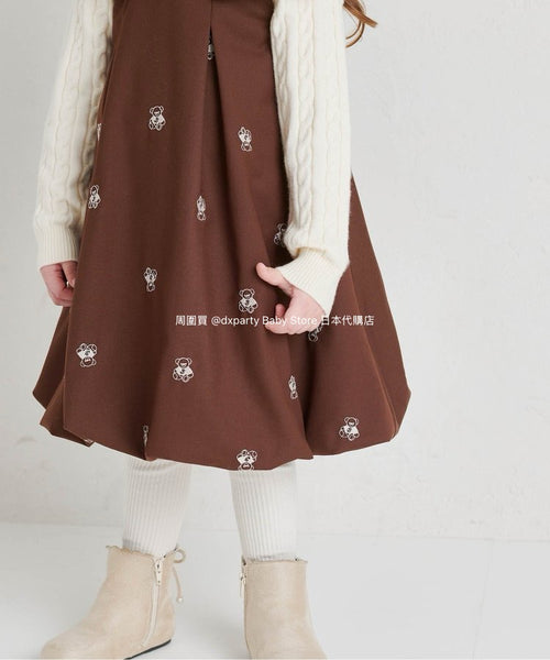 日本童裝 alc#652 x tiny bear 背心連身裙 80-120cm 女童款 冬季 DRESSES