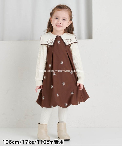 日本童裝 alc#652 x tiny bear 背心連身裙 80-120cm 女童款 冬季 DRESSES