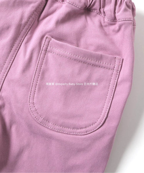 日本童裝 alc#652 抓毛荷葉邊口袋長褲 80-140cm 女童款 冬季 PANTS