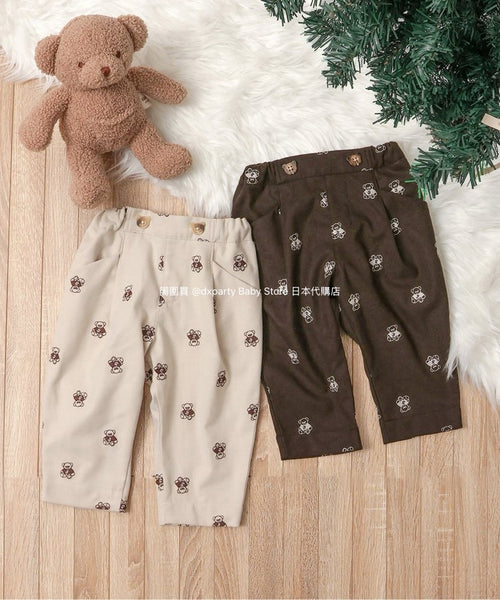 日本童裝 alc#652 x tiny bear 休閒長褲 80-120cm 男童款 冬季 PANTS