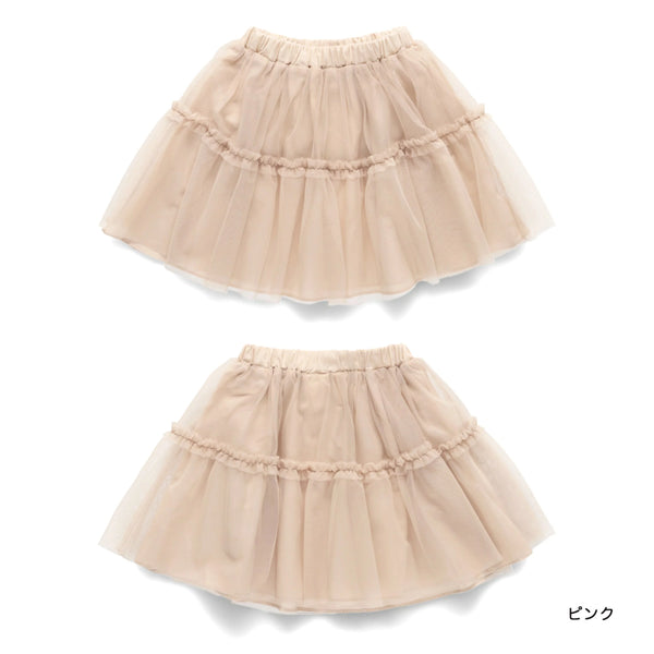 日本童裝 Branshes 網紗短裙 90-135cm 女童款 秋冬季 SKIRTS