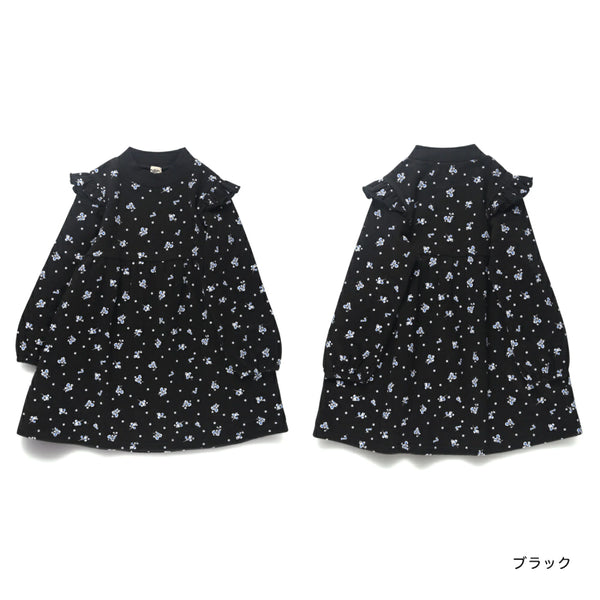 日本童裝 Branshes 抓毛連身裙 90-150cm 女童款 秋冬季 DRESSES