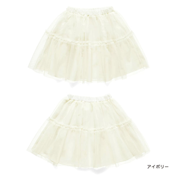 日本童裝 Branshes 網紗短裙 90-135cm 女童款 秋冬季 SKIRTS