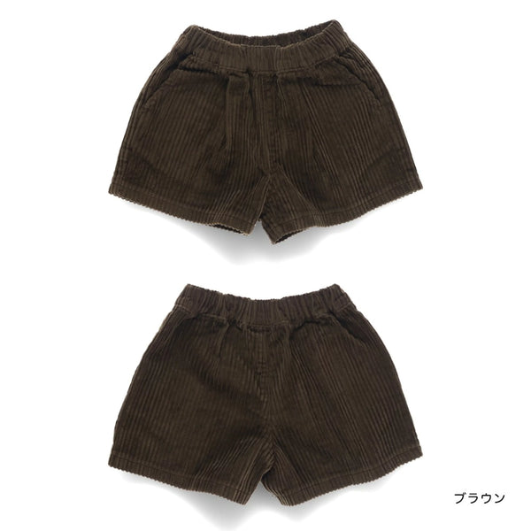 日本童裝 Branshes 燈芯絨短褲 90-150cm 女童款 秋冬季 PANTS