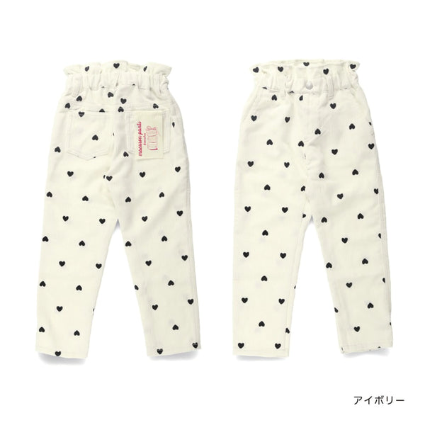 日本童裝 Branshes 燈花絨長褲 80-150cm 女童款 秋冬季 PANTS