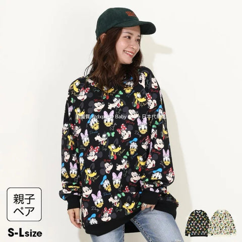 日本童裝 BDL x Disney 親子裝 衛衣 S-L 大人款 冬季 TOPS