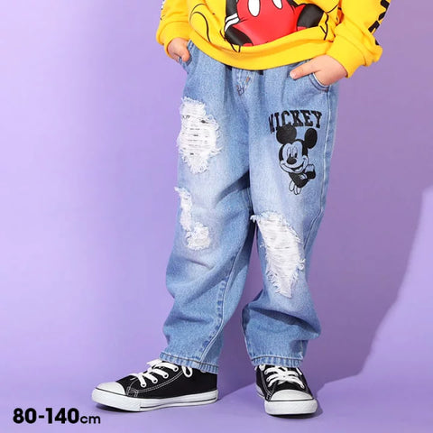 日本童裝 BDL x Disney 牛仔褲 80-140cm 男童款 冬季 PANTS