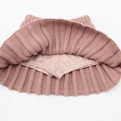 日本童裝 pe#main 針織百褶裙 80-130cm 女童款 冬季 SKIRTS