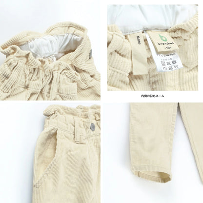 日本童裝 Branshes 燈芯絨馬卡龍長褲 90-150cm 女童款 冬季 PANTS