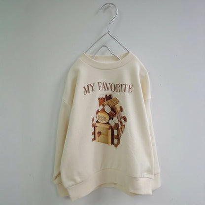 日本童裝 Branshes aBity select.印花衛衣 90-130cm 男童款/女童款 冬季 TOPS