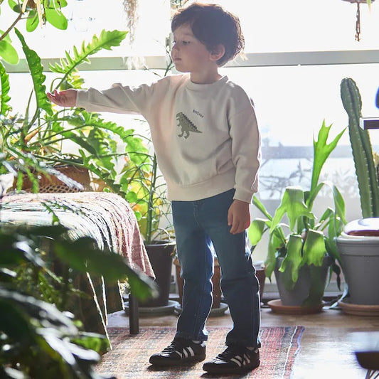 日本童裝 pe#main 磨毛牛仔褲 80-130cm 男童款 冬季 PANTS