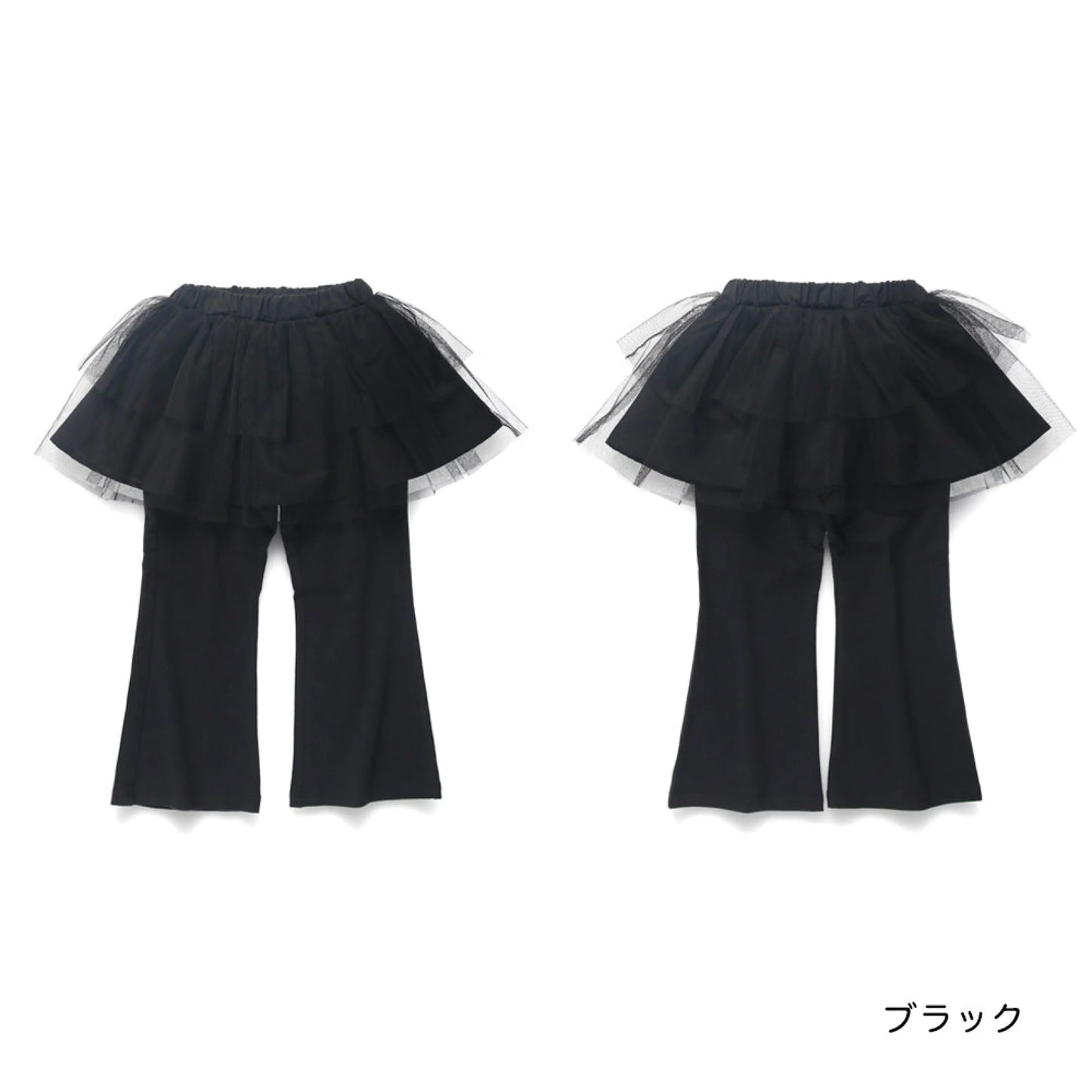 日本童裝 Branshes 薄紗裙連長褲 80-130cm 女童款 冬季 SKIRTS PANTS