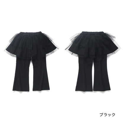日本童裝 Branshes 薄紗裙連長褲 80-130cm 女童款 冬季 SKIRTS PANTS