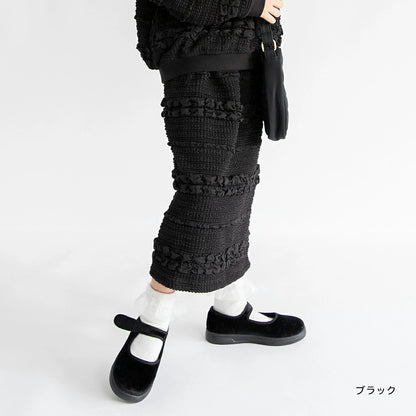 日本童裝 Branshes 提花半裙 90-150cm 女童款 冬季 DRESSES/SKIRTS