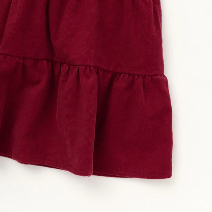 日本童裝 pe#main 燈芯絨連身裙 80-130cm 女童款 冬季 DRESSES