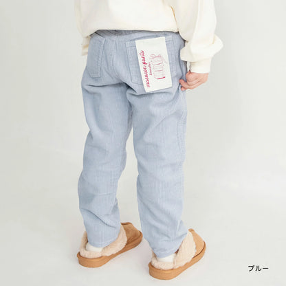日本童裝 Branshes 燈芯絨馬卡龍長褲 90-150cm 女童款 冬季 PANTS
