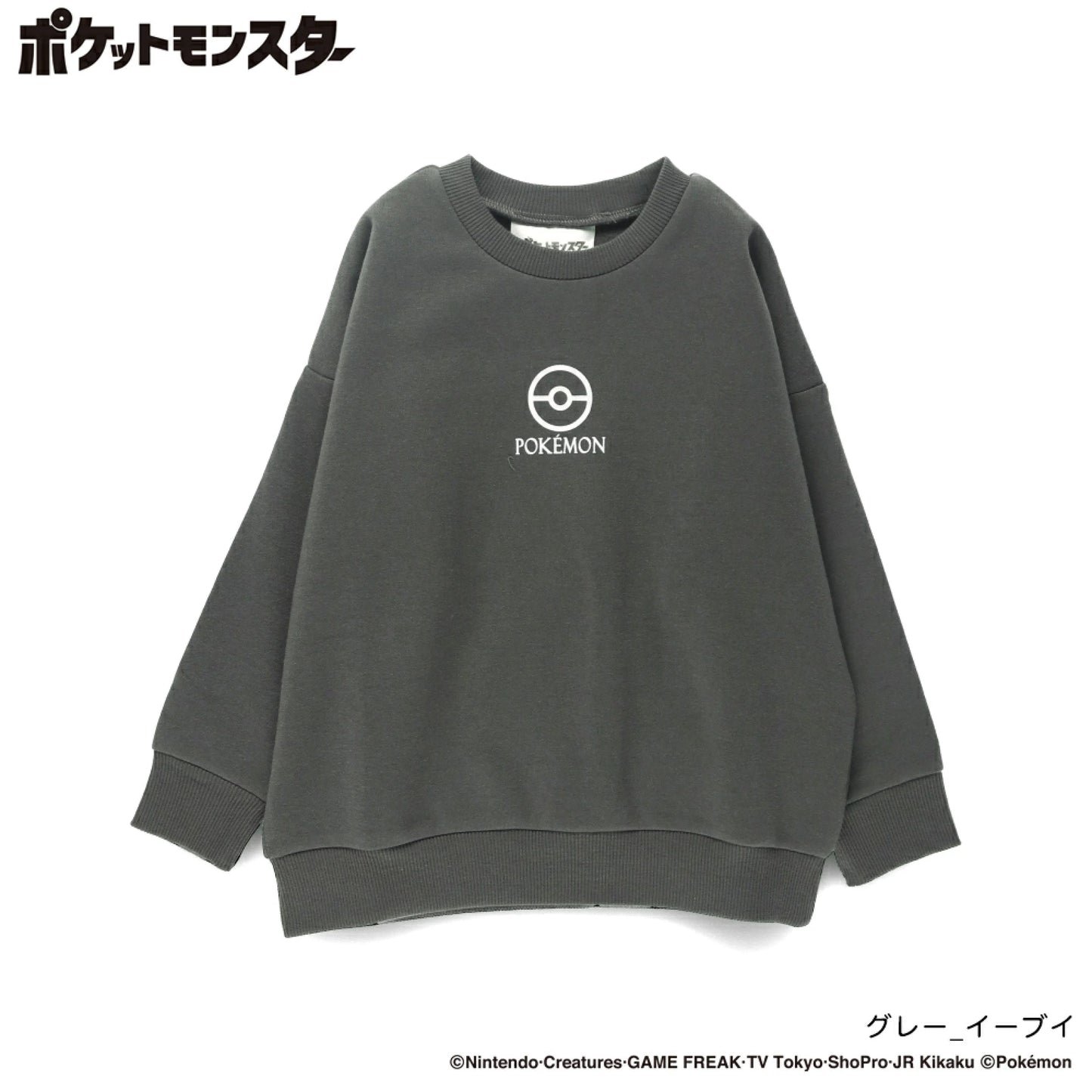 日本童裝 Branshes x Pokemon 抓毛衛衣 100-150cm 男童款 冬季 TOPS