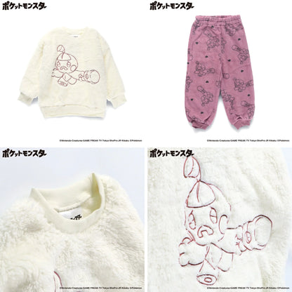 日本童裝 Branshes x Pokemon 毛毛睡衣 100-150cm 男童款/女童款 秋季 睡衣系列