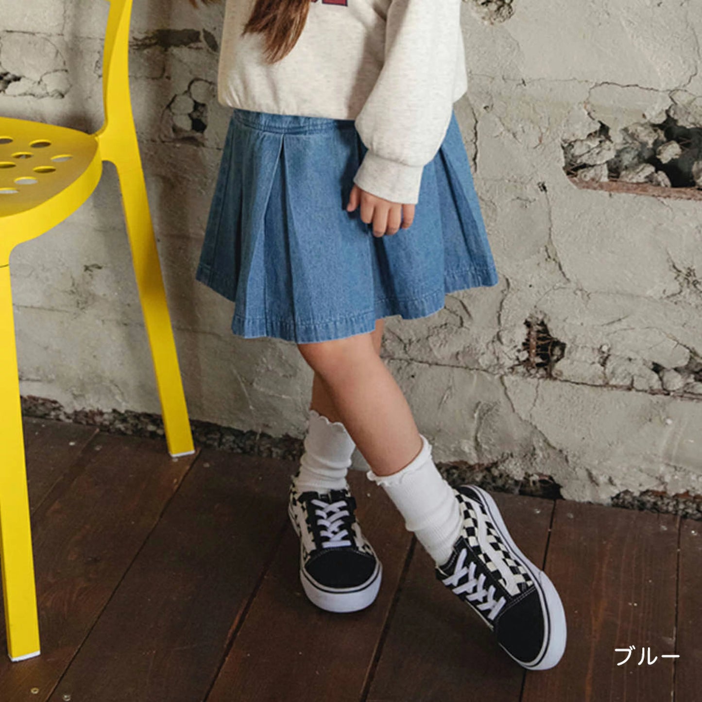 日本童裝 Branshes 牛仔裙 100-150cm 女童款 冬季 DRESSES/SKIRTS