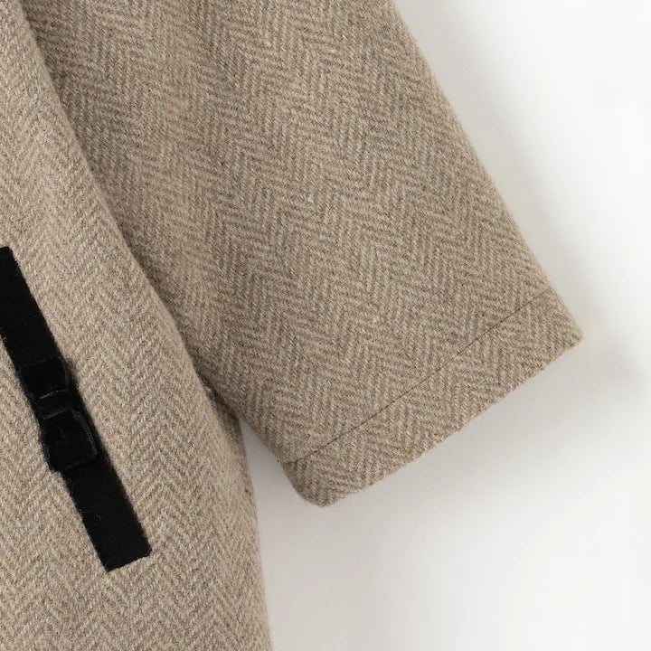 日本童裝 pe#main 雙排扣大褸 90-130cm 親子裝 女童款 冬季 (適合香港平均溫度、寒冷天氣、溫度低天氣）OUTERWEAR 面試/宴會/表演