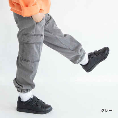 日本童裝 Branshes 柔軟工裝長褲 80-150cm 男童款 冬季 PANTS