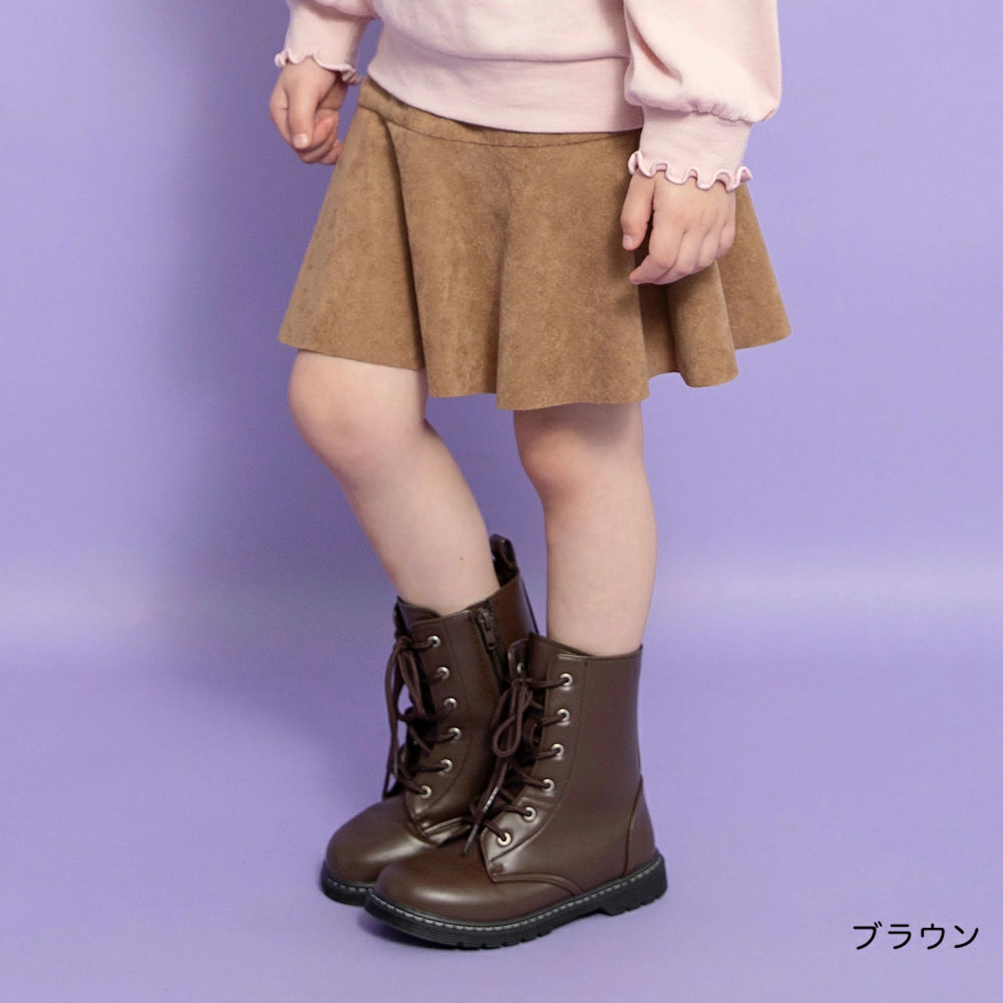 日本童裝 Branshes 麂皮短裙 90-150cm 女童款 冬季 DRESSES/SKIRTS