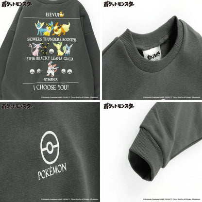 日本童裝 Branshes x Pokemon 抓毛衛衣 100-150cm 男童款 冬季 TOPS