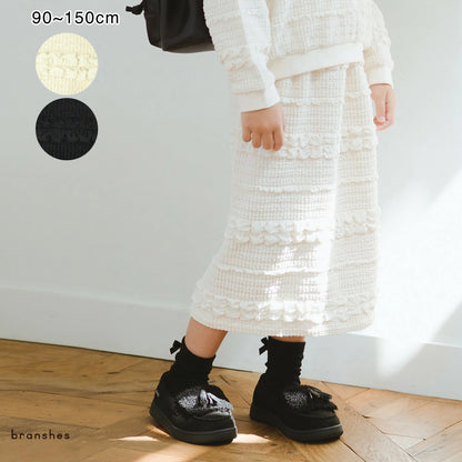 日本童裝 Branshes 提花半裙 90-150cm 女童款 冬季 DRESSES/SKIRTS
