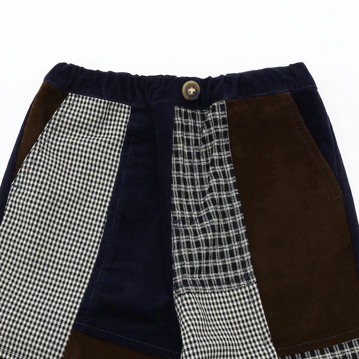 日本童裝 pe#main 拼布長褲 80-130cm 男童款 冬季 PANTS