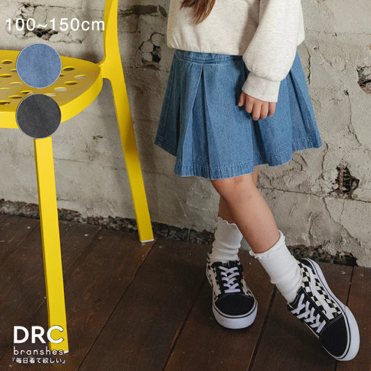 日本童裝 Branshes 牛仔裙 100-150cm 女童款 冬季 DRESSES/SKIRTS