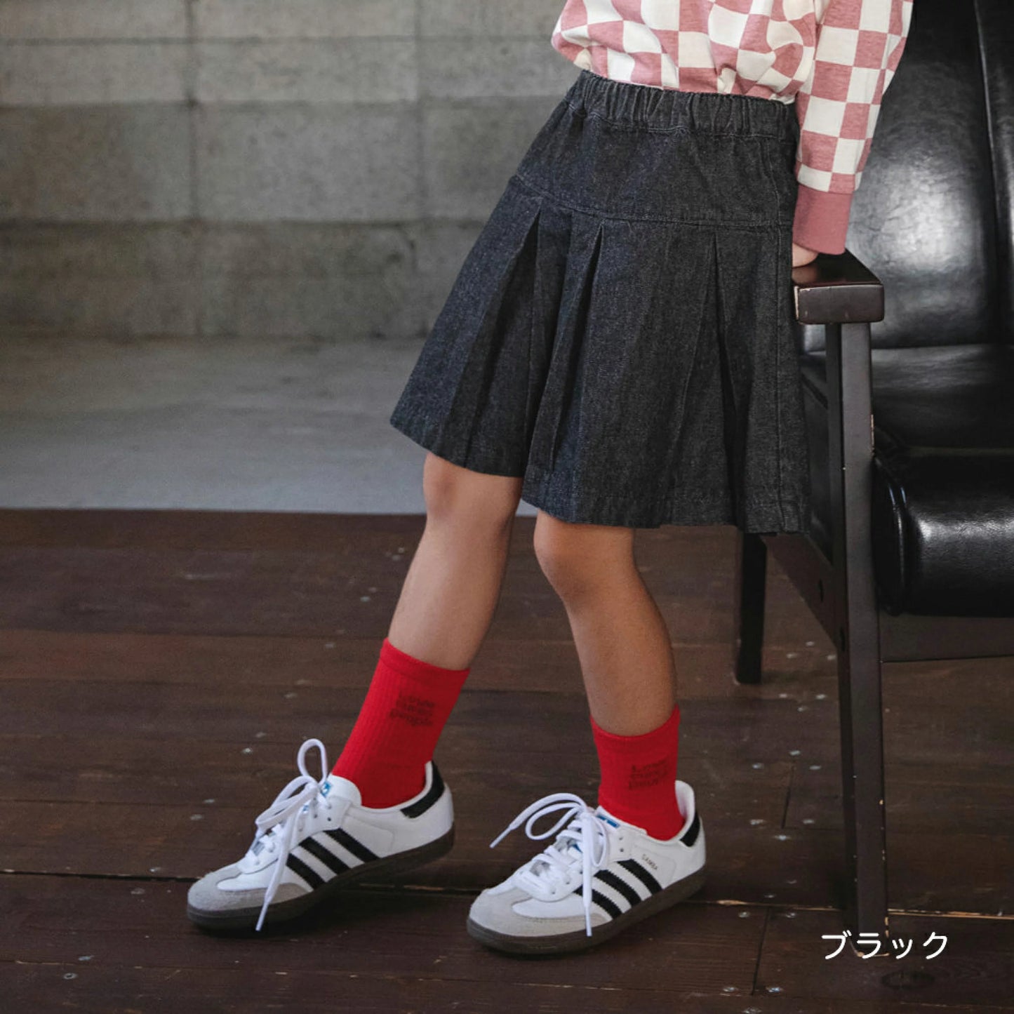 日本童裝 Branshes 牛仔裙 100-150cm 女童款 冬季 DRESSES/SKIRTS