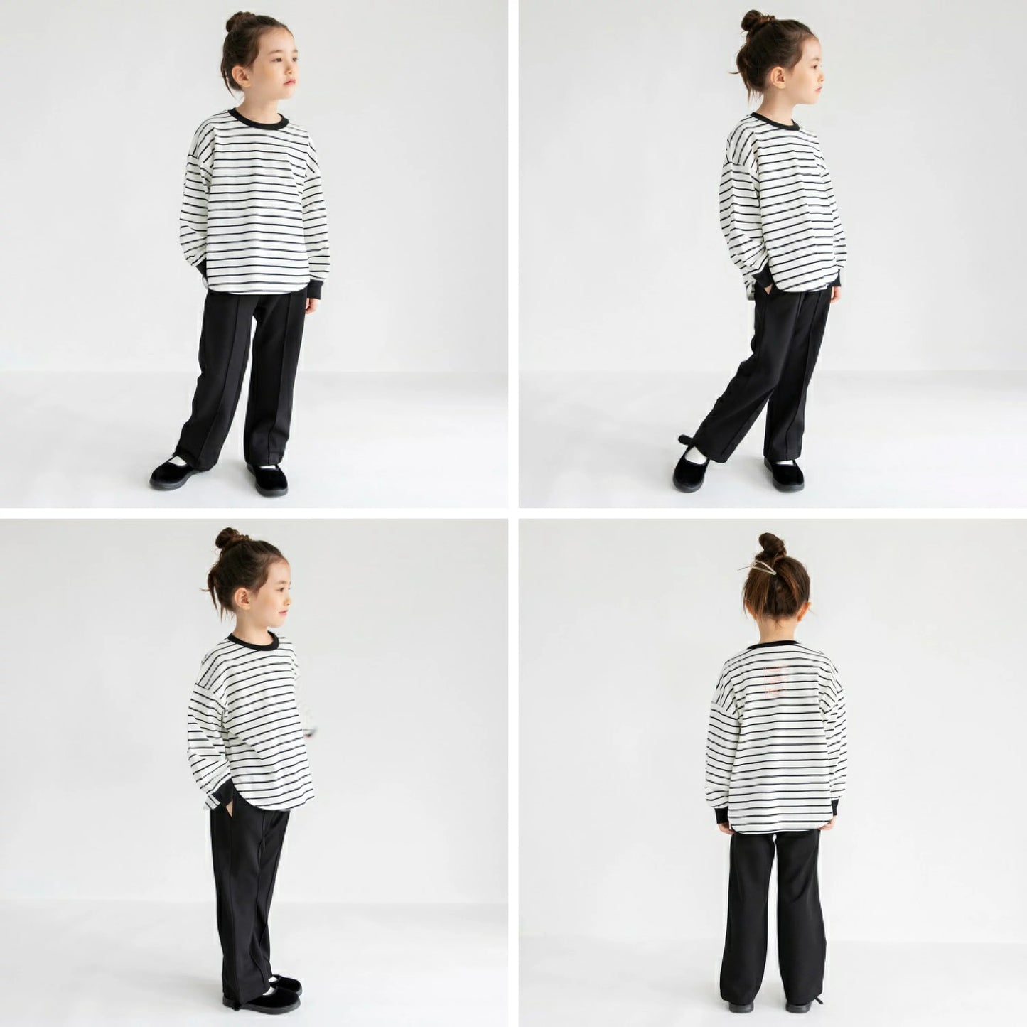 日本童裝 Branshes 熨邊長褲 80-150cm 女童款 冬季 PANTS