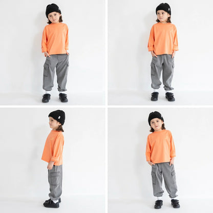 日本童裝 Branshes 柔軟工裝長褲 80-150cm 男童款 冬季 PANTS