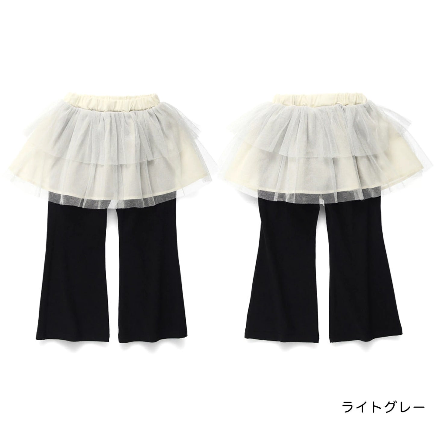 日本童裝 Branshes 薄紗裙連長褲 80-130cm 女童款 冬季 SKIRTS PANTS
