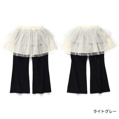 日本童裝 Branshes 薄紗裙連長褲 80-130cm 女童款 冬季 SKIRTS PANTS