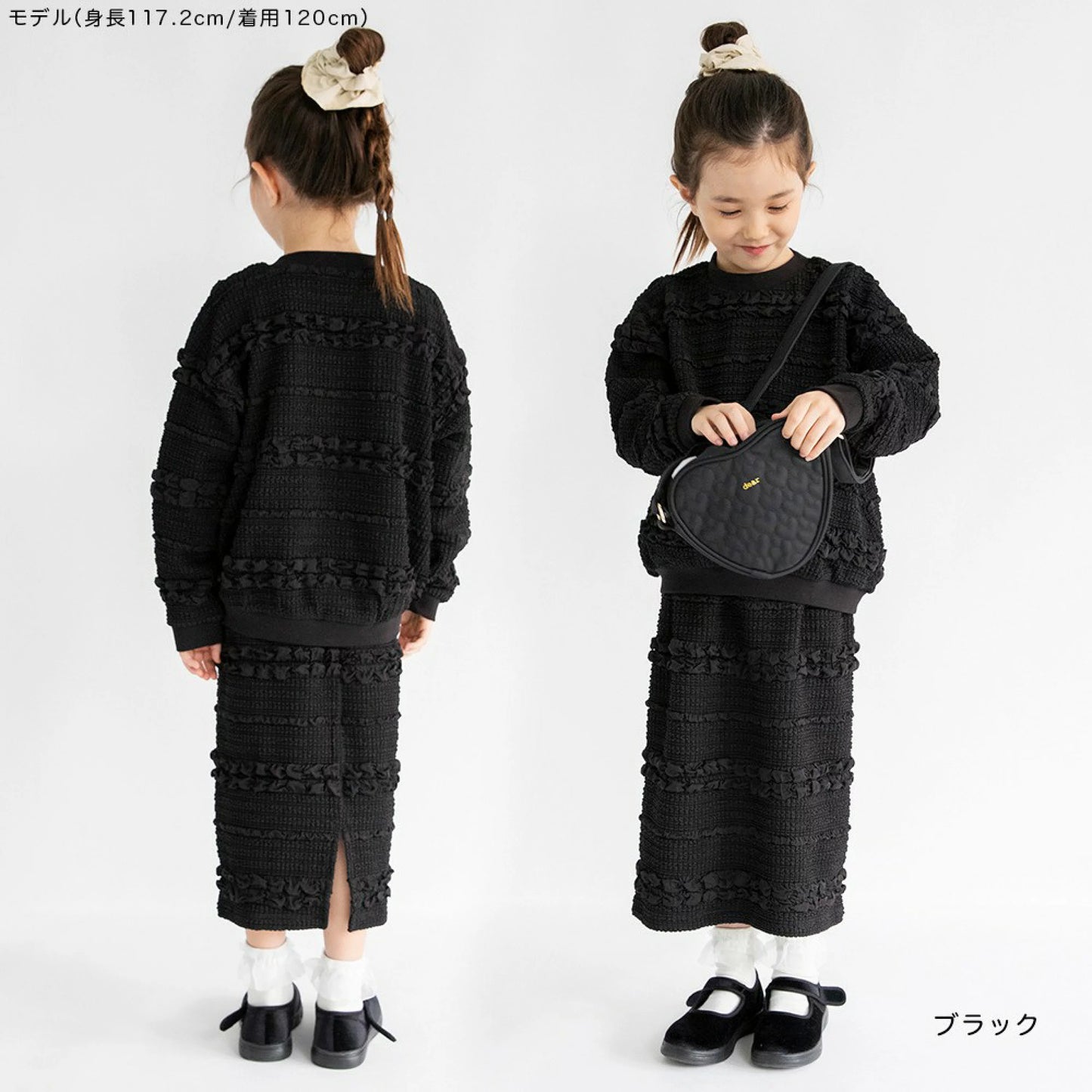日本童裝 Branshes 提花半裙 90-150cm 女童款 冬季 DRESSES/SKIRTS