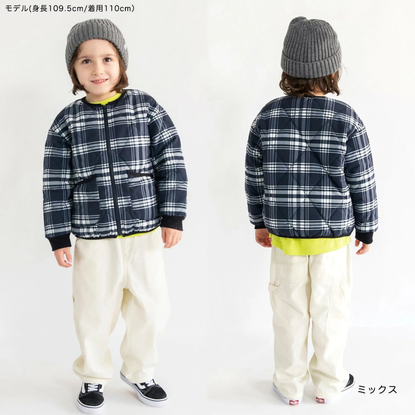 日本童裝 Branshes 絎夾棉外套 90-150cm 男童款  冬季 OUTERWEAR