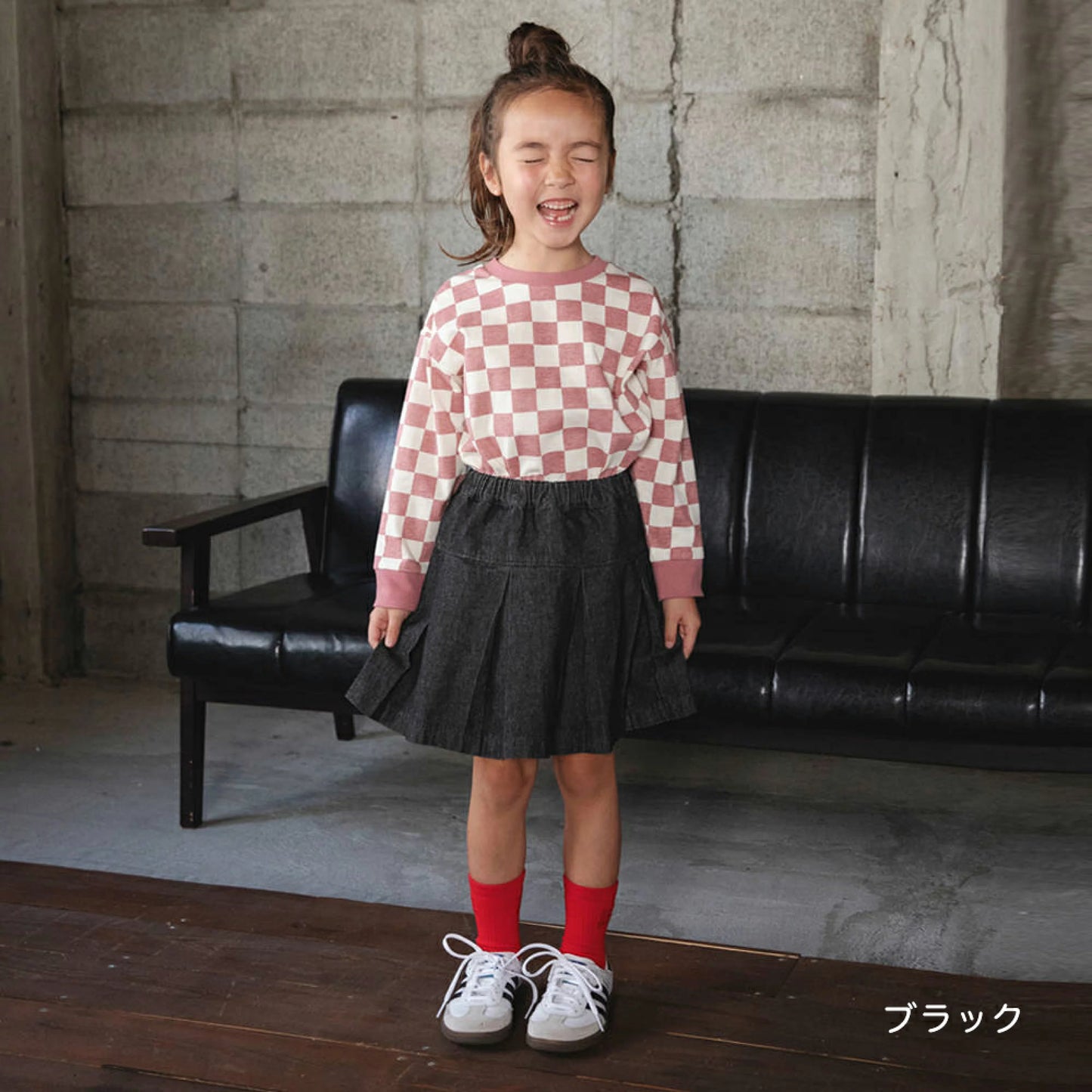 日本童裝 Branshes 牛仔裙 100-150cm 女童款 冬季 DRESSES/SKIRTS