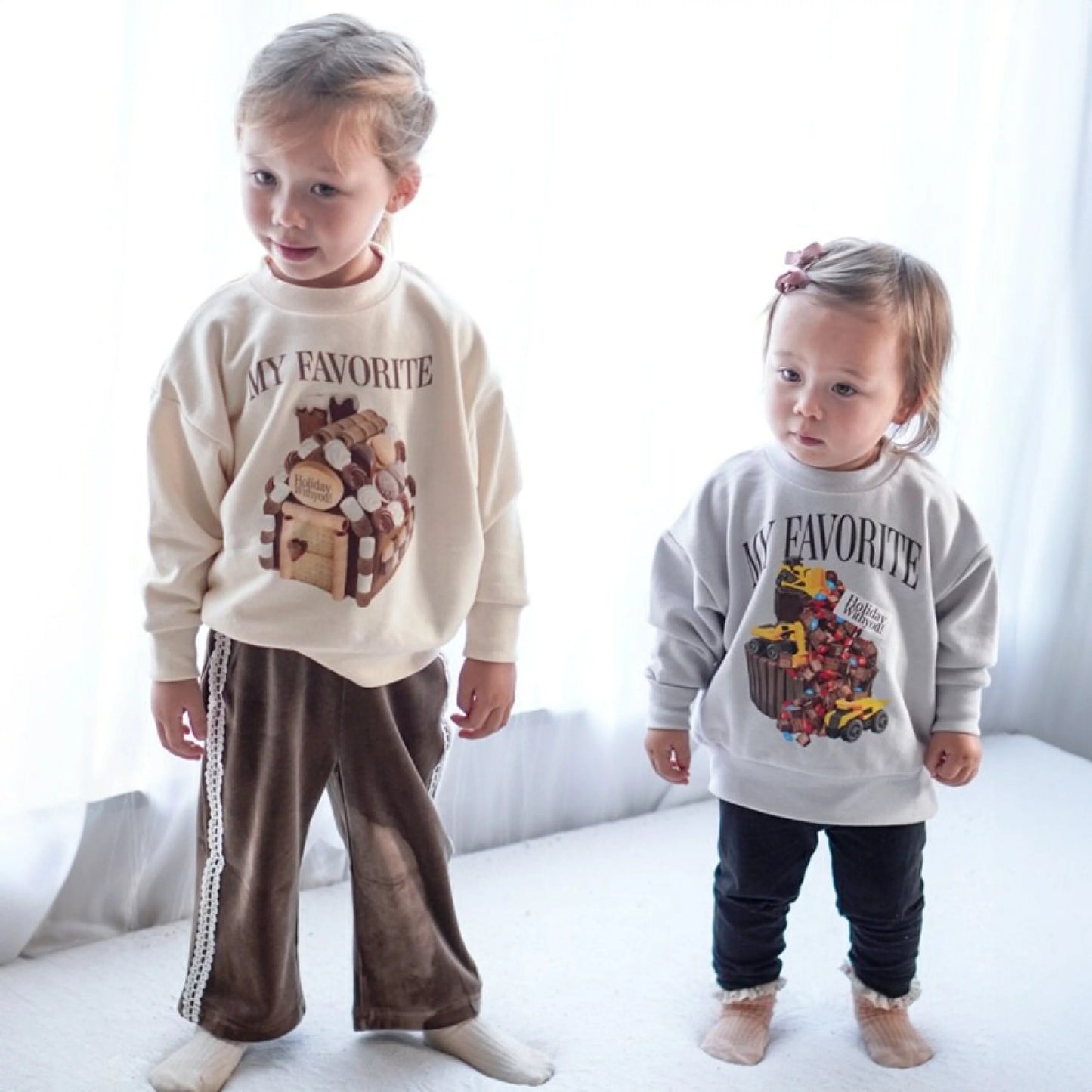 日本童裝 Branshes aBity select.印花衛衣 90-130cm 男童款/女童款 冬季 TOPS