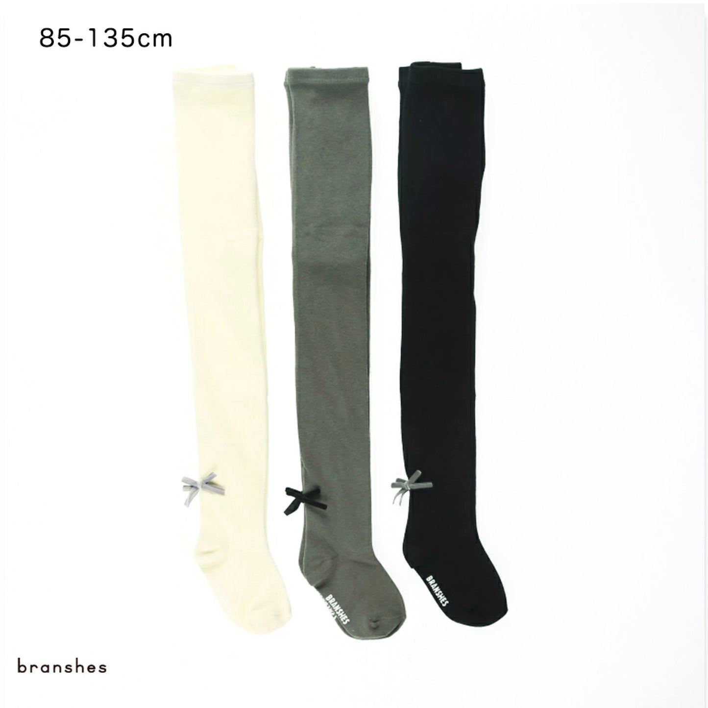 日本童裝 Branshes 蝴蝶結襪褲 85-135cm 女童款 冬季 PANTS