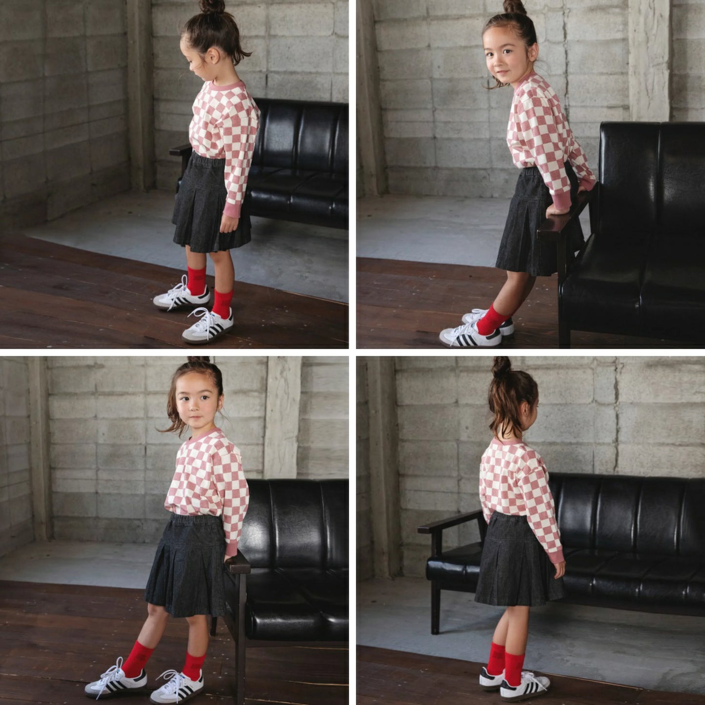 日本童裝 Branshes 牛仔裙 100-150cm 女童款 冬季 DRESSES/SKIRTS