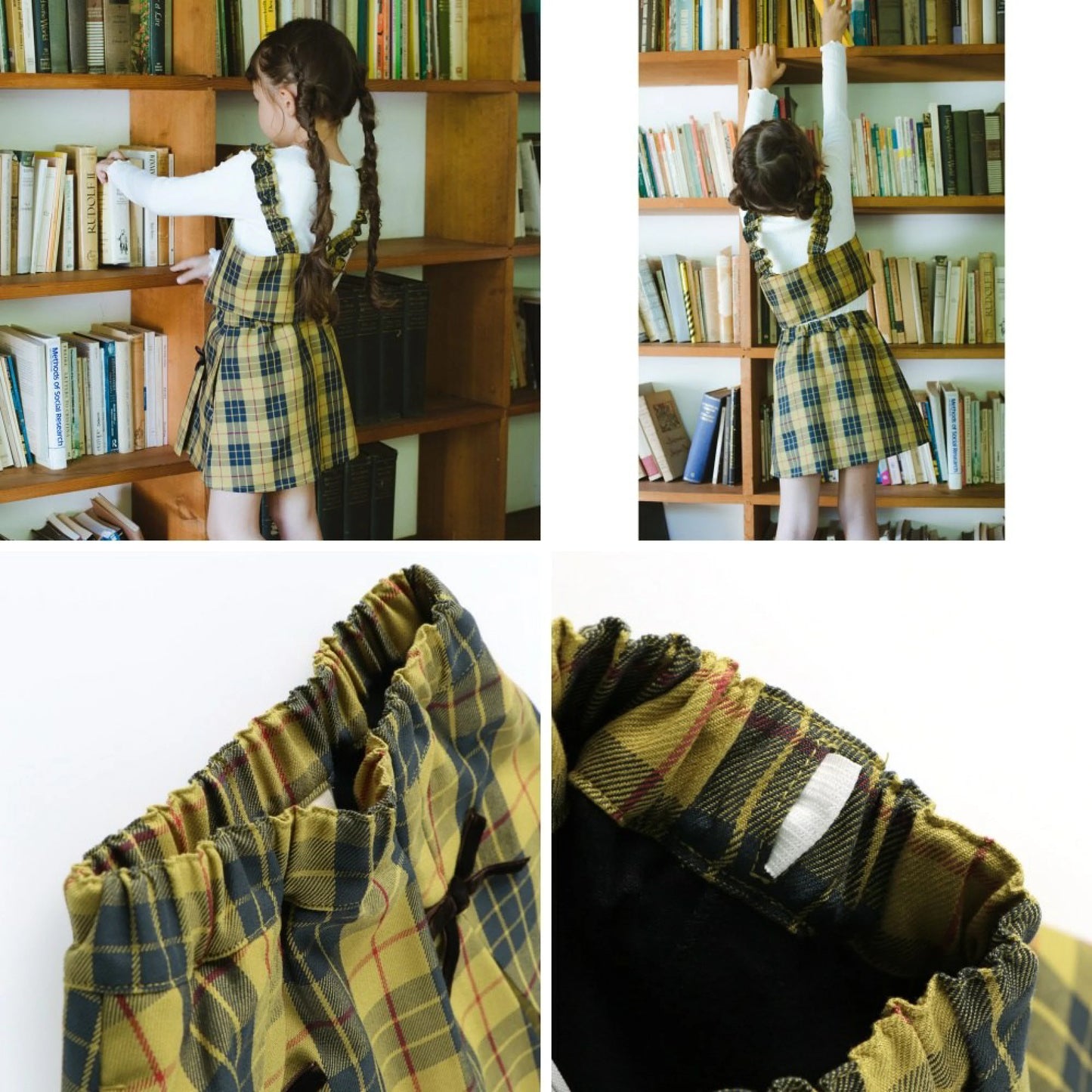 日本童裝 Branshes 格紋短裙 80-150cm 女童款 冬季 DRESSES/SKIRTS