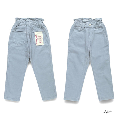 日本童裝 Branshes 燈芯絨馬卡龍長褲 90-150cm 女童款 冬季 PANTS