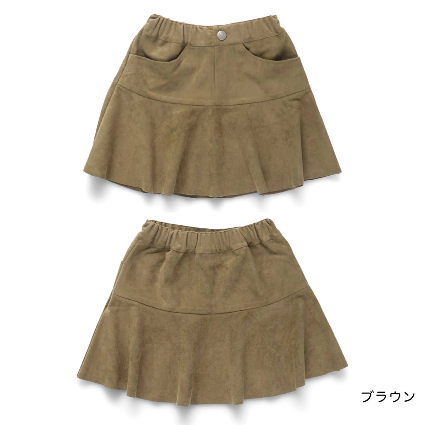 日本童裝 Branshes 麂皮短裙 90-150cm 女童款 冬季 DRESSES/SKIRTS
