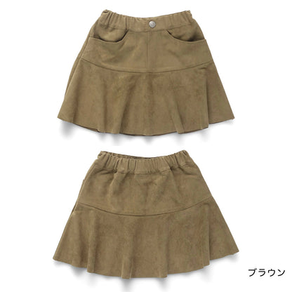 日本童裝 Branshes 麂皮短裙 90-150cm 女童款 冬季 DRESSES/SKIRTS