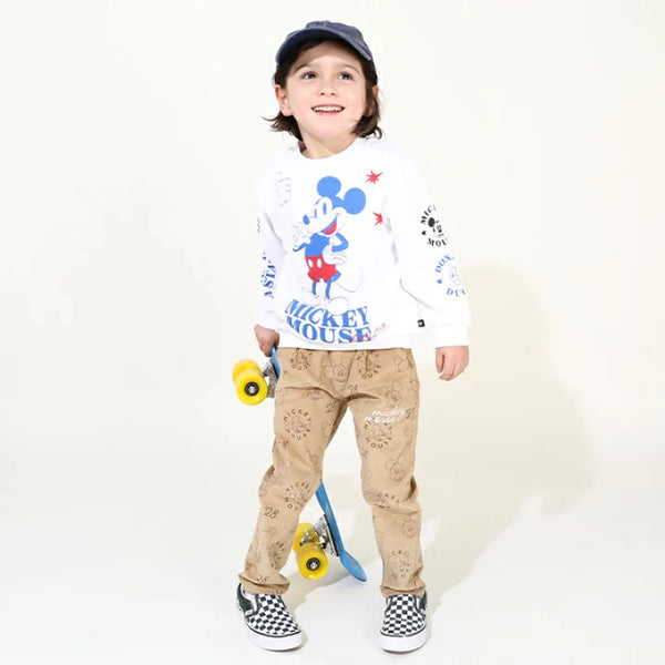 日本童裝 BDL x Disney 休閒長褲 80-140cm 男童款 冬季 PANTS