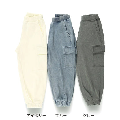 日本童裝 Branshes 柔軟工裝長褲 80-150cm 男童款 冬季 PANTS