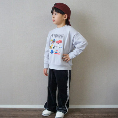 日本童裝 Branshes aBity select.印花衛衣 90-130cm 男童款 冬季 TOPS